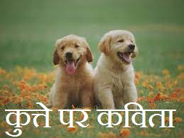 Poem On Dog in Hindi